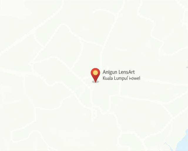 Peta menunjukkan lokasi Anggun LensArt di Kuala Lumpur.